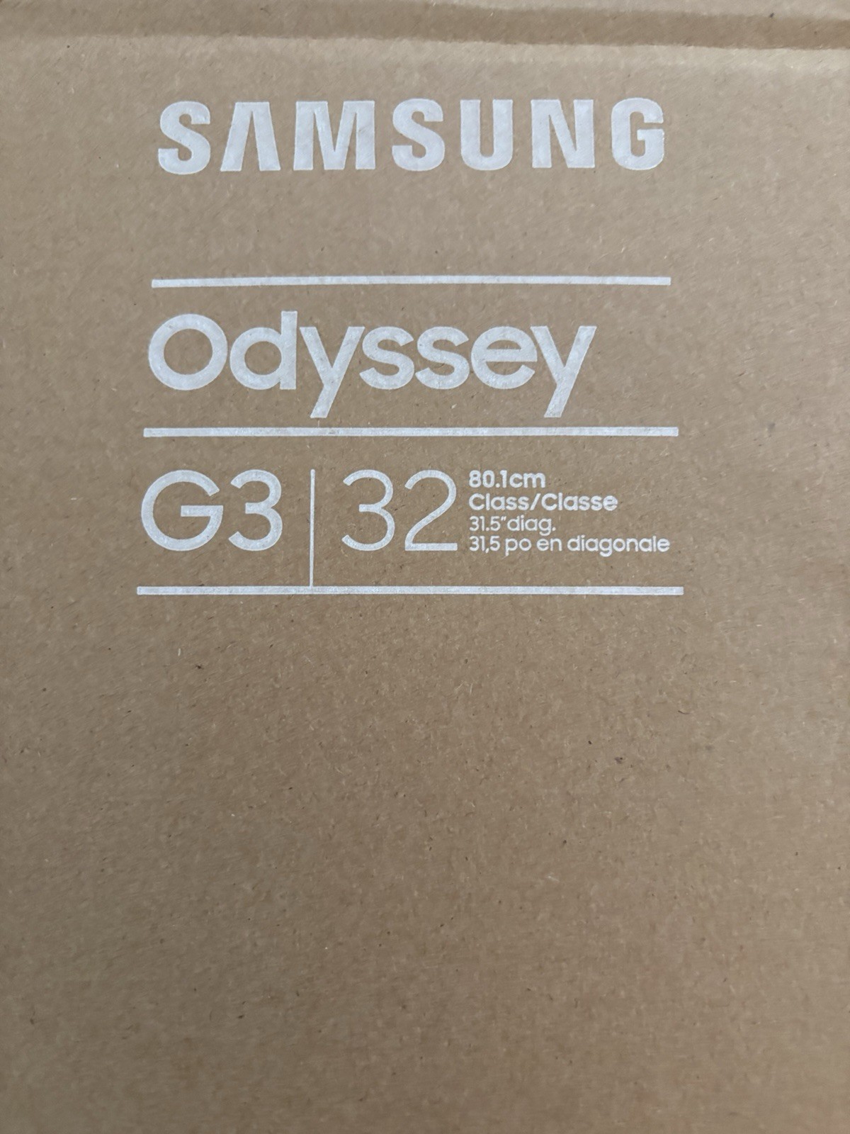 Samsung 32-Inch Odyssey G3 (G30D) 1ms 180Hz FHD Gaming Monitor LS32DG302ENXZA