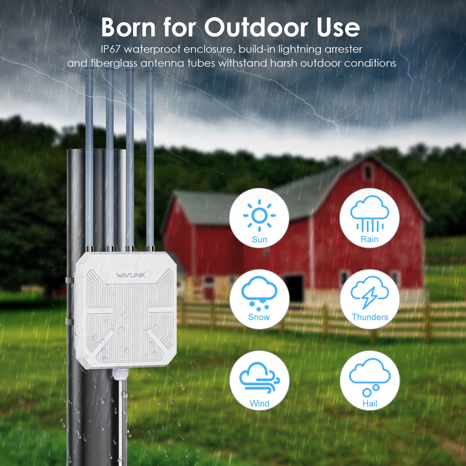 WiFi 6 Extender Booster AX1800 AX3000 Outdoor WiFi 5 Repeater AC600 AC1200 PoE