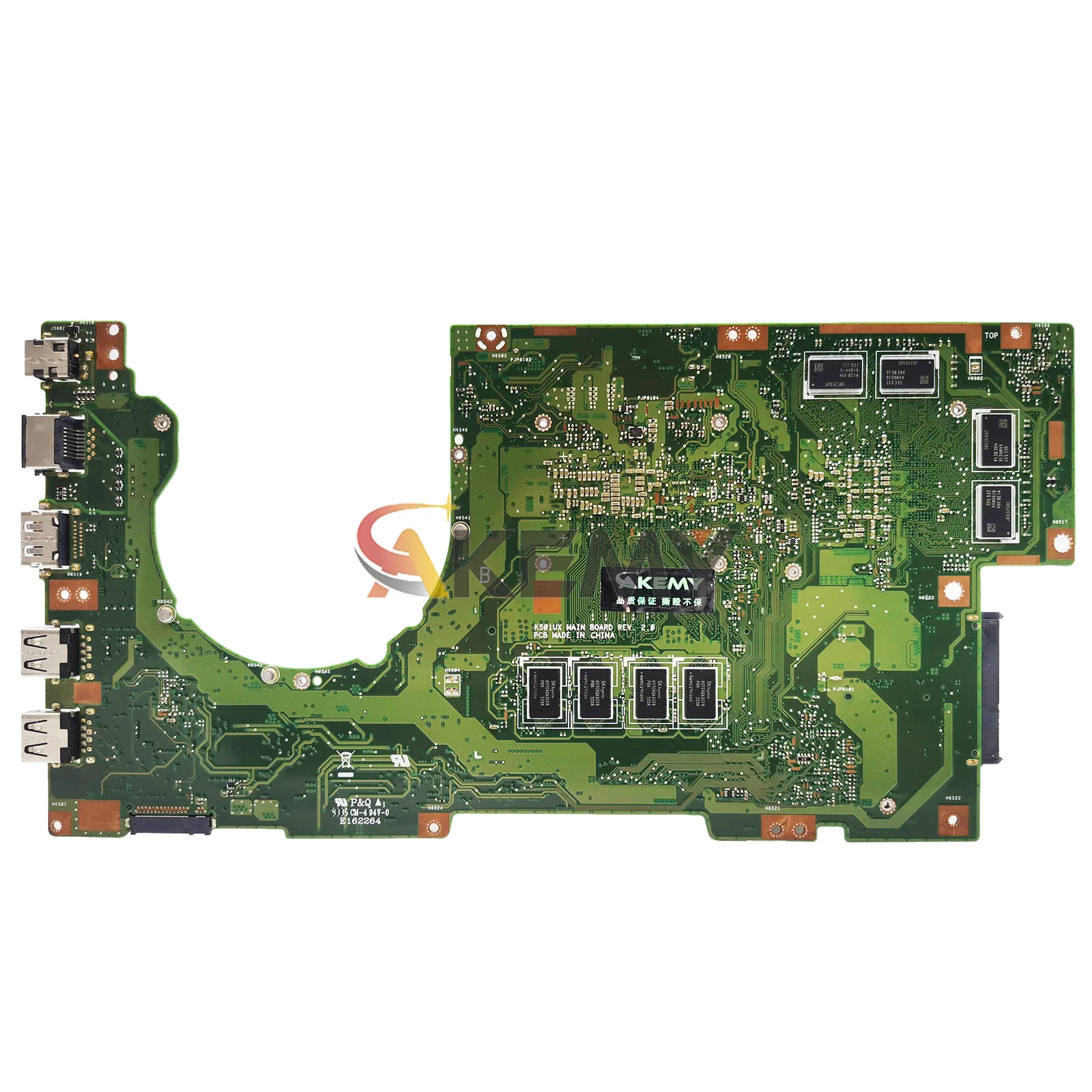 K501UX Laptop Motherboard For ASUS VivoBook U5000 K501UWK K501UX I3 I5 I7 CPU