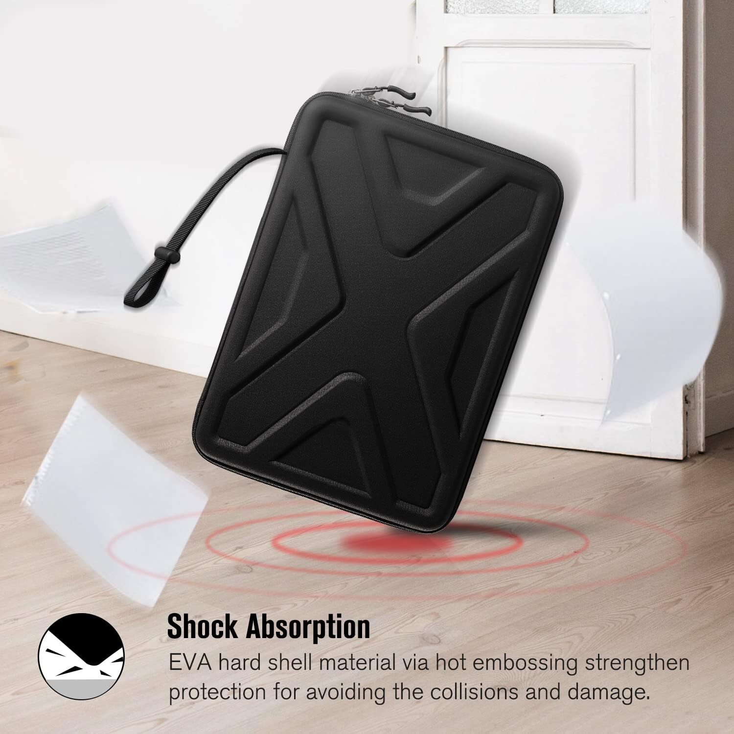 Hard Shell Laptop Sleeve Case for 16″ MacBook Pro, 15.6″ ASUS VivoBook, 15″ Dell