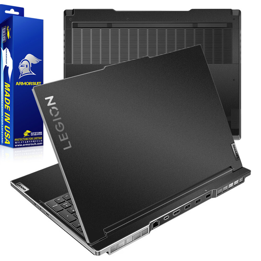 Armorsuit Matte Black Metallic Skin Wrap Film for Lenovo Legion 7 / 7i 2022