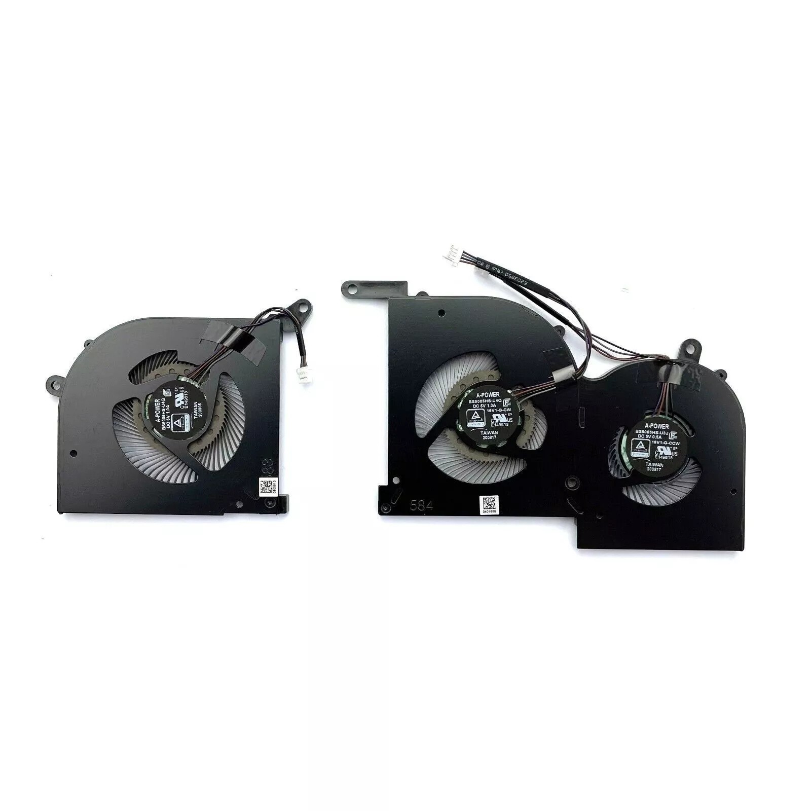 Cooling CPU GPU Fan for MSI GS66 WS66 Stealth 10SD 10SE 10SF 10SFS 10SGS