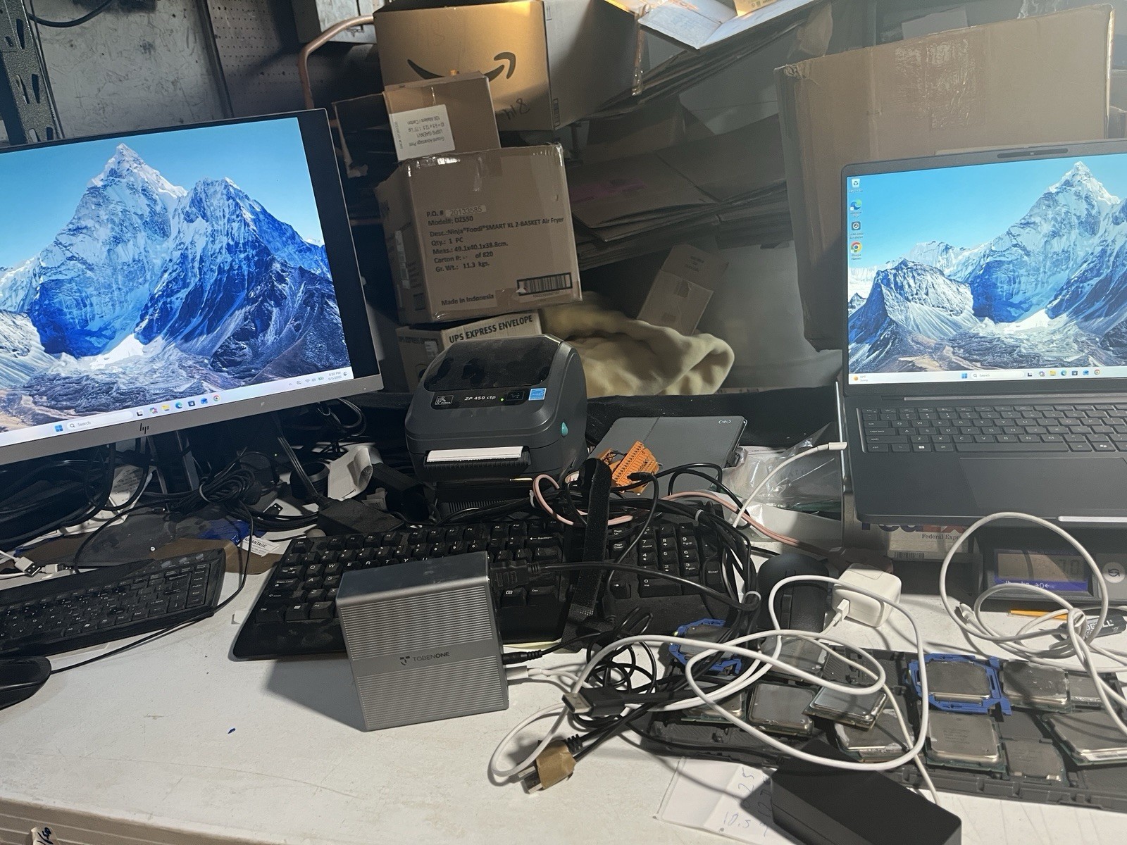 18-In-1 USB-C Or 3.0 Docking Station Unit USB-C & Power Supply