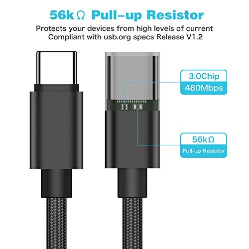 Micro USB to USB C Adapter,(2-Pack) Micro USB Female to USB Type C Male