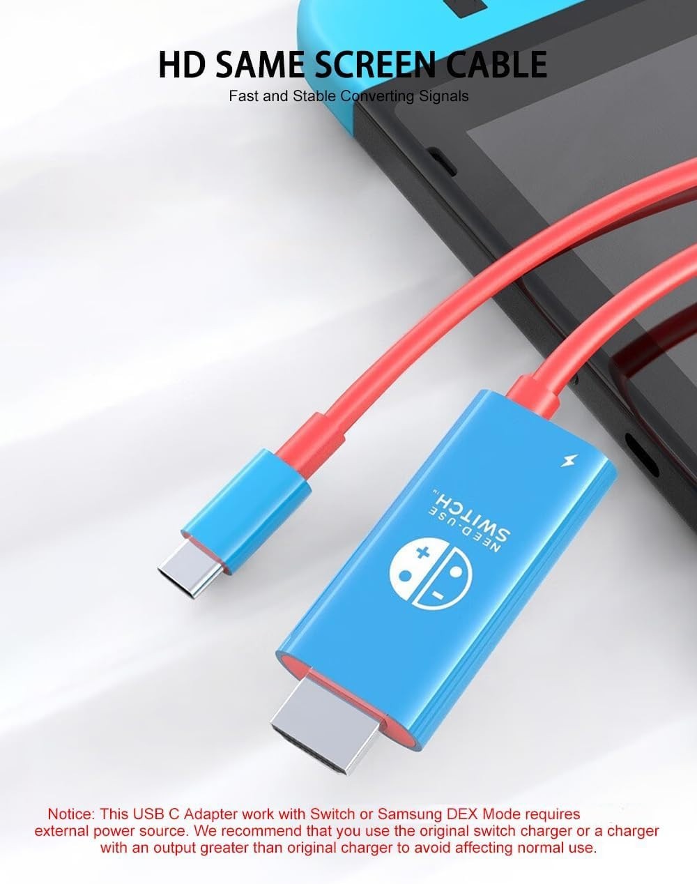 Versatile 4K 60Hz USB C to HDMI – Dual Function Cable for Gaming & Streaming
