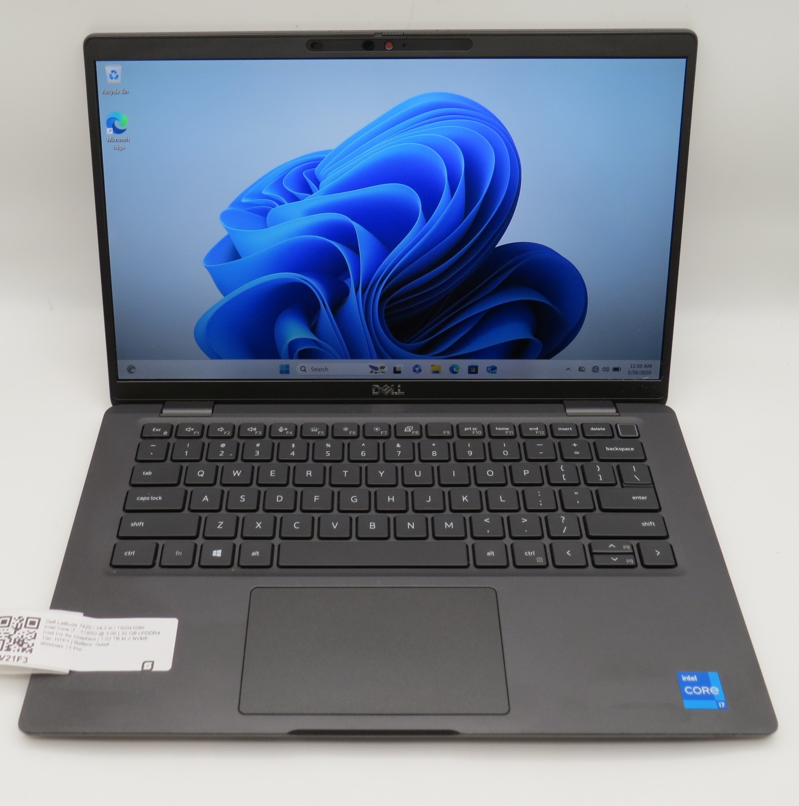 Dell Latitude 7420 i7-1185G @ 3GHz | 32GB DDR4 | 1TB m2 | 14″ touch | Win 11 Pro