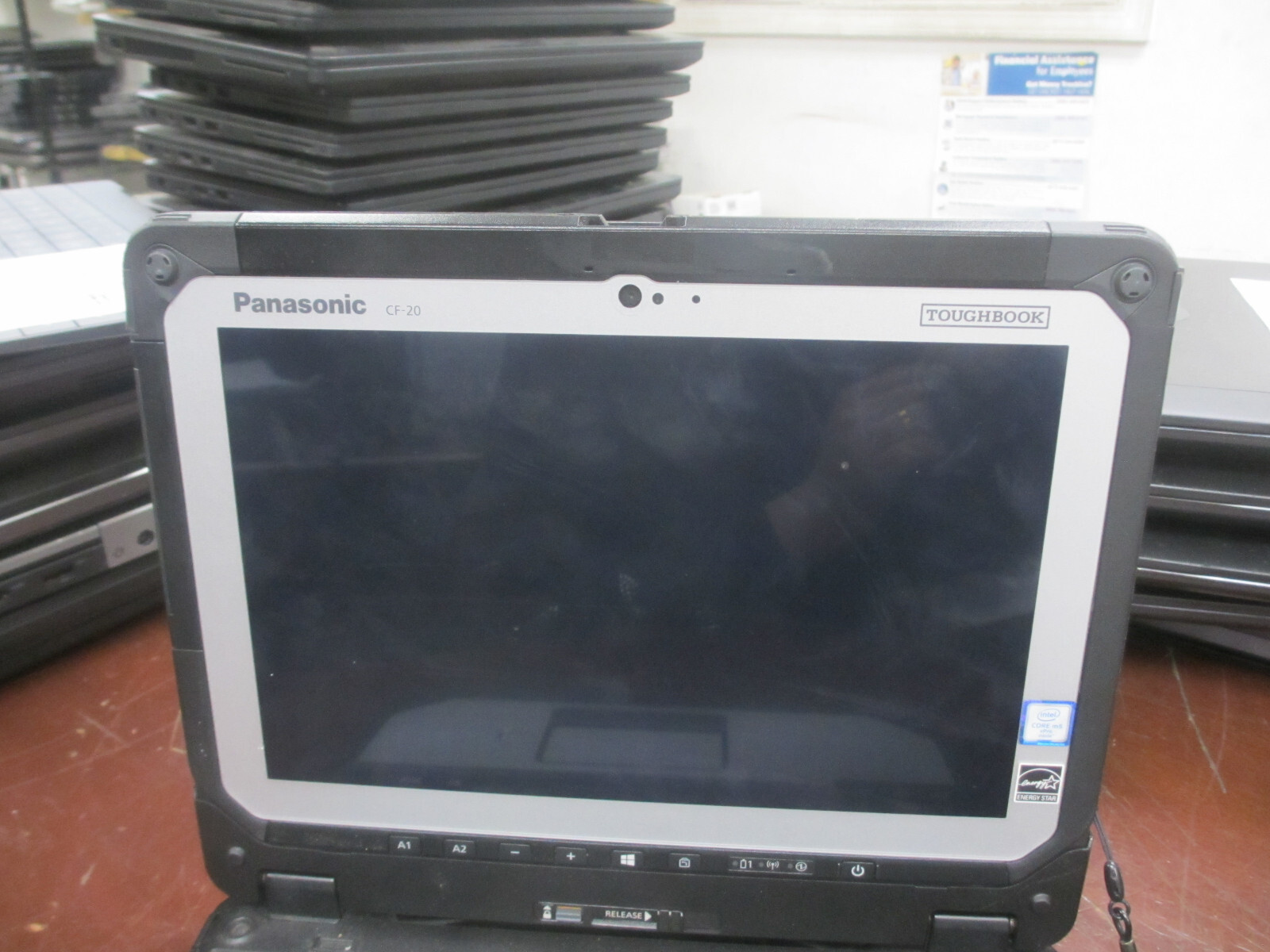Panasonic Toughbook CF-20 C5 1.10GHz 8GB 17140Hrs Laptop+Stylus NO HD/AC/Battery