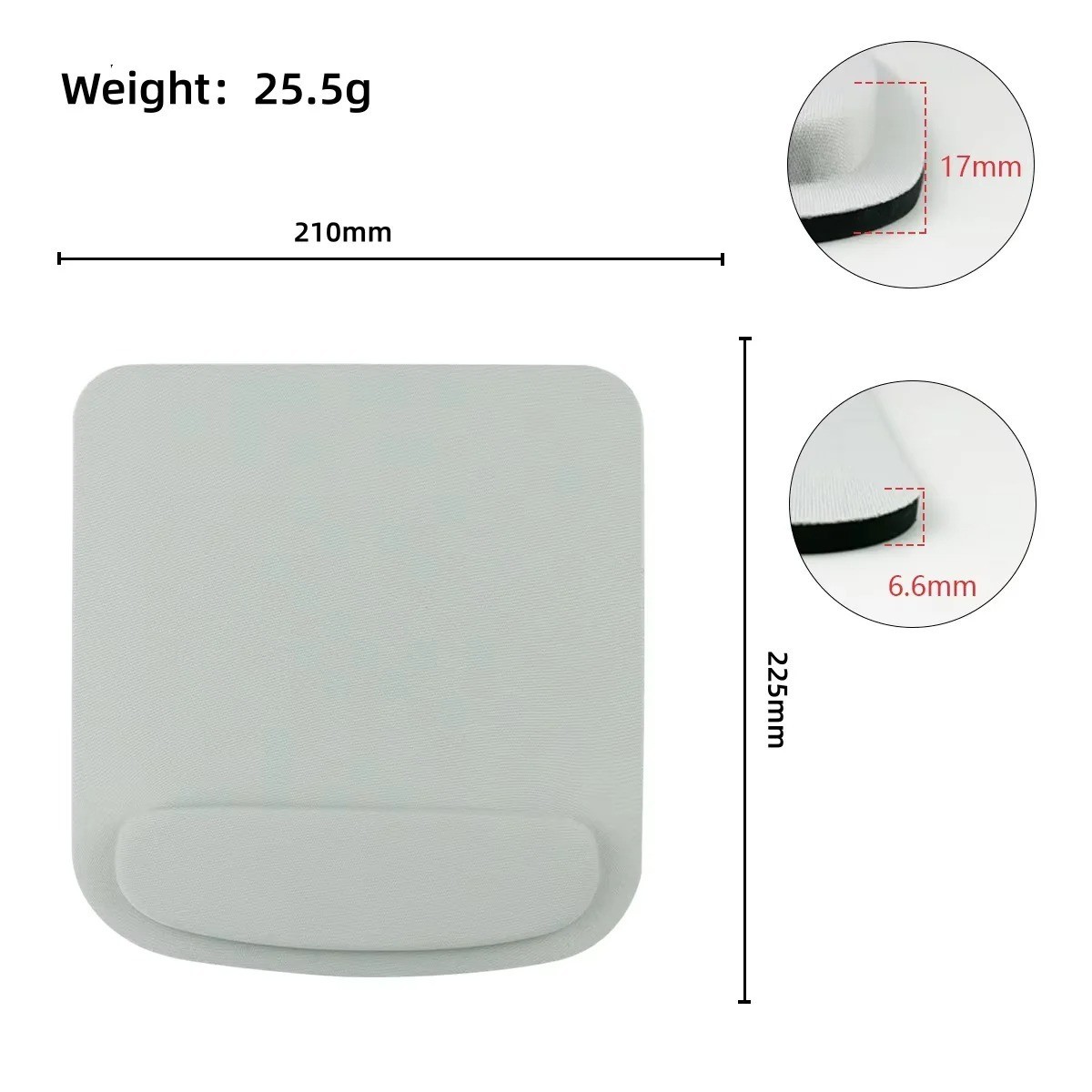 Mouse Pad Wrist Rest Support Ergonomic Comfort Mat Non-Slip PC Laptop Computer*