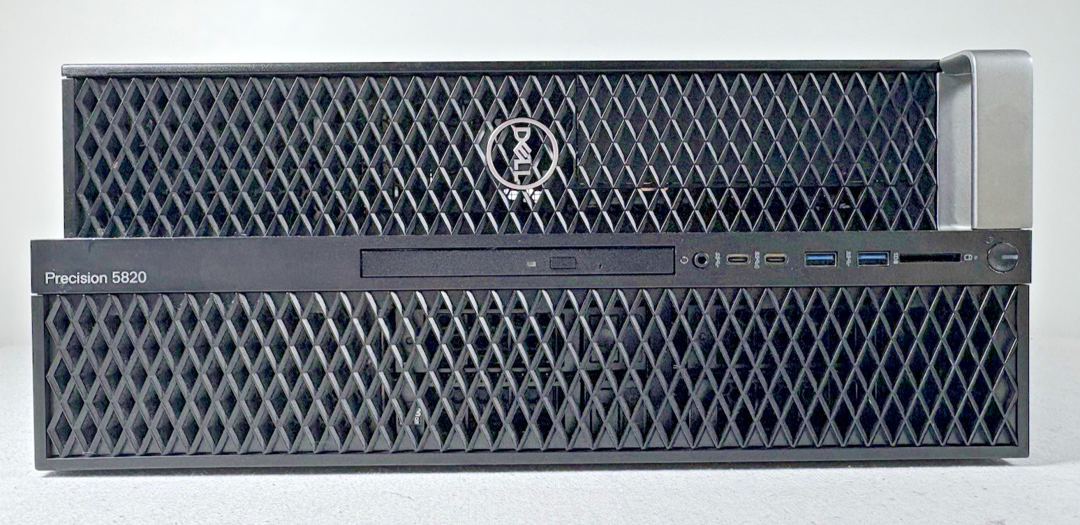 Dell Precision T5820 Xeon W-2123 @ 3.60GHz 32GB RAM 512GB SSD 3x 1TB HDD W11 Pro