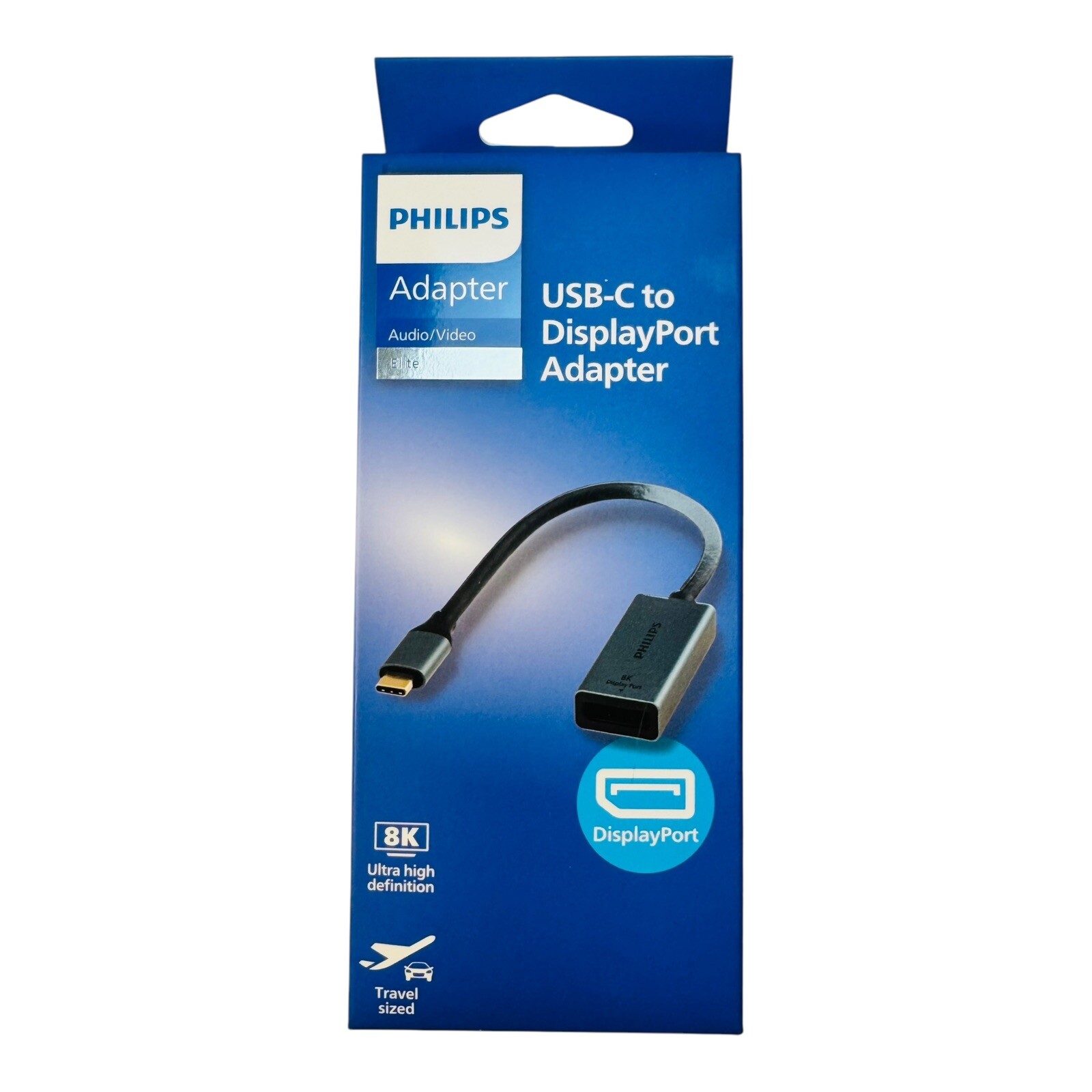 Philips Elite 8K USB-C to Display Port Adapter Travel Sized – Sealed Box