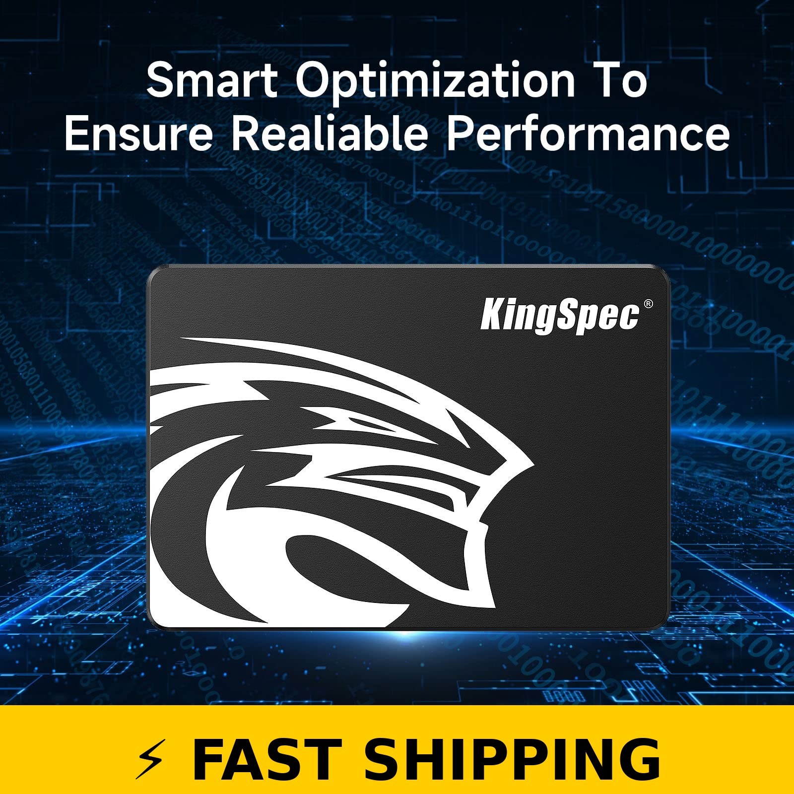 KingSpec 512GB 2.5″ SATA III SSD – 550MB/s Read, 520MB/s Write