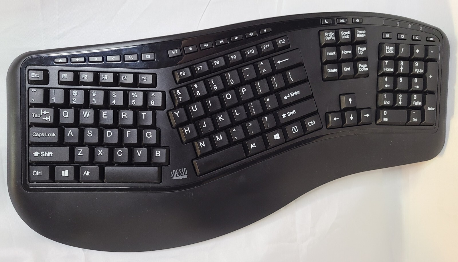 Adesso WKB-1500GB Wireless Ergonomic Keyboard | No Receiver