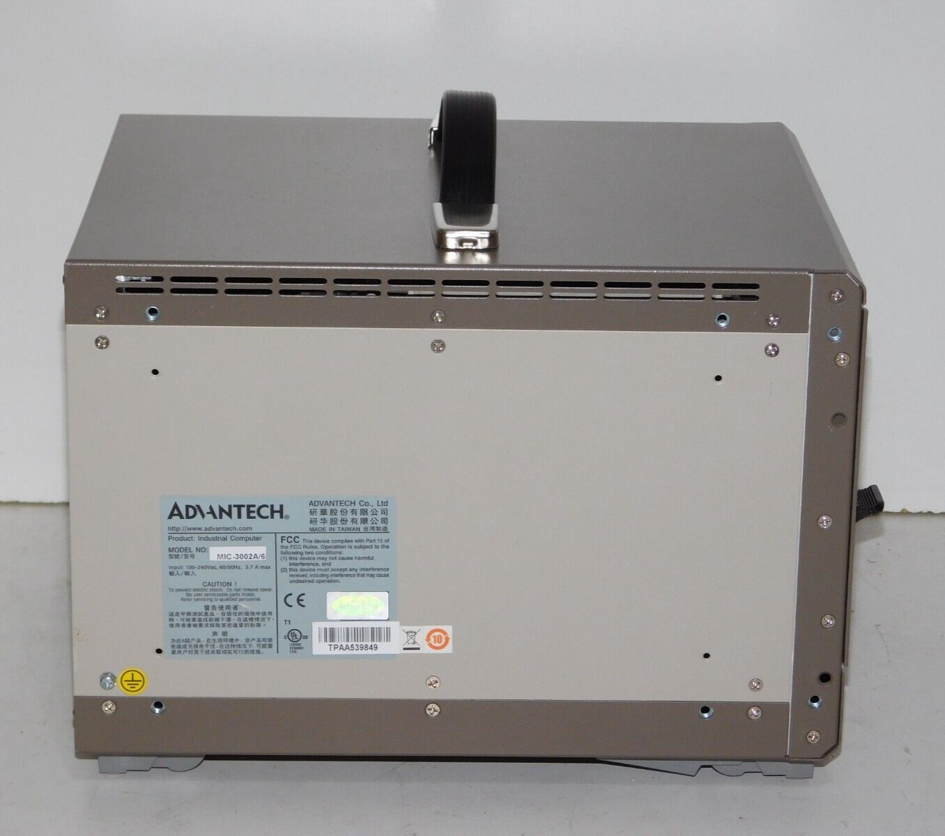 Advantech MIC-3002A/6 Portable 4U Compact PCI Chassis + 6 Slot Backplane 8GB Ram