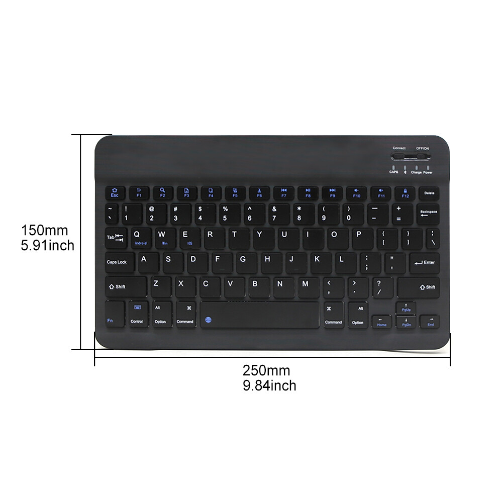 Universal Bluetooth 3.0 Slim Keyboard for Android Windows iOS Tablet PC Laptop