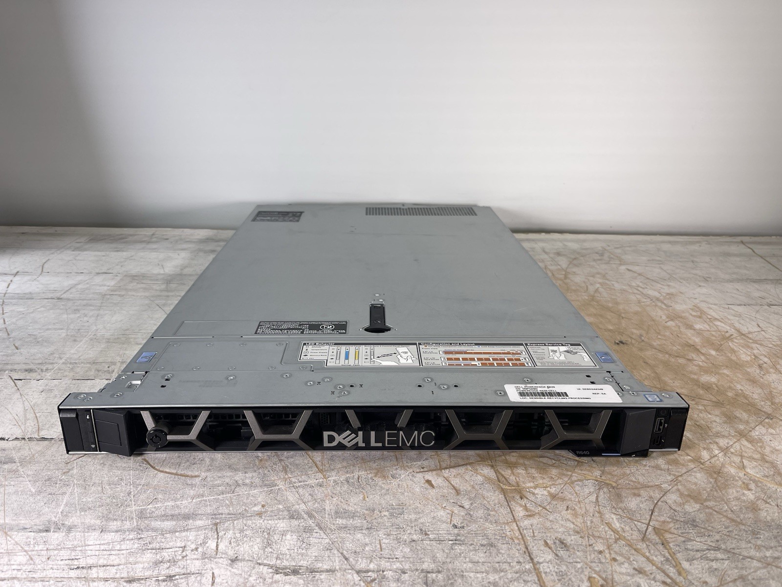 DELL POWEREDGE R640 INTEL XEON GOLD 5115 @ 2.4GHz, 8GB RAM, NO HDD/OS – (PARTS)