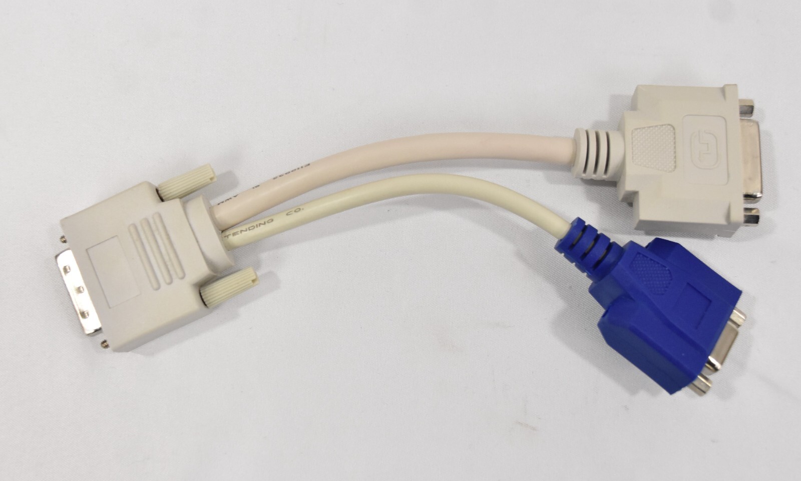 DVI To DVI + VGA Video Splitter Cable Adapter