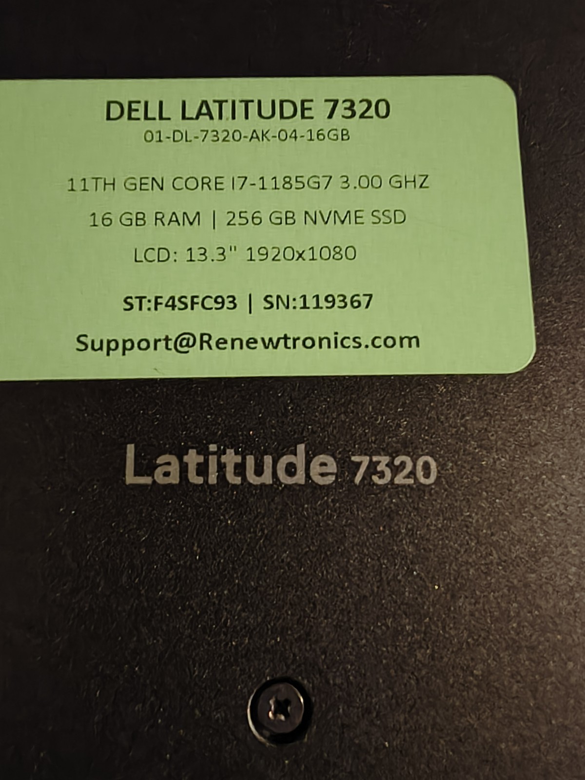 Newegg Bought Dell Latitude 7320 13.3″ i7-1185G7 16GB 256GB SSD Win11 Pro Laptop