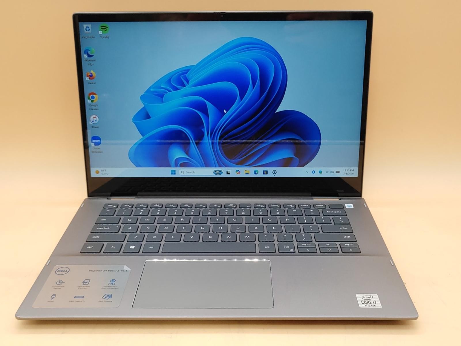 Dell Inspiron 5400 2-in-1 14″ Touch i7-1065G7 8GB 512GB Win11Home *NO A/C* *READ