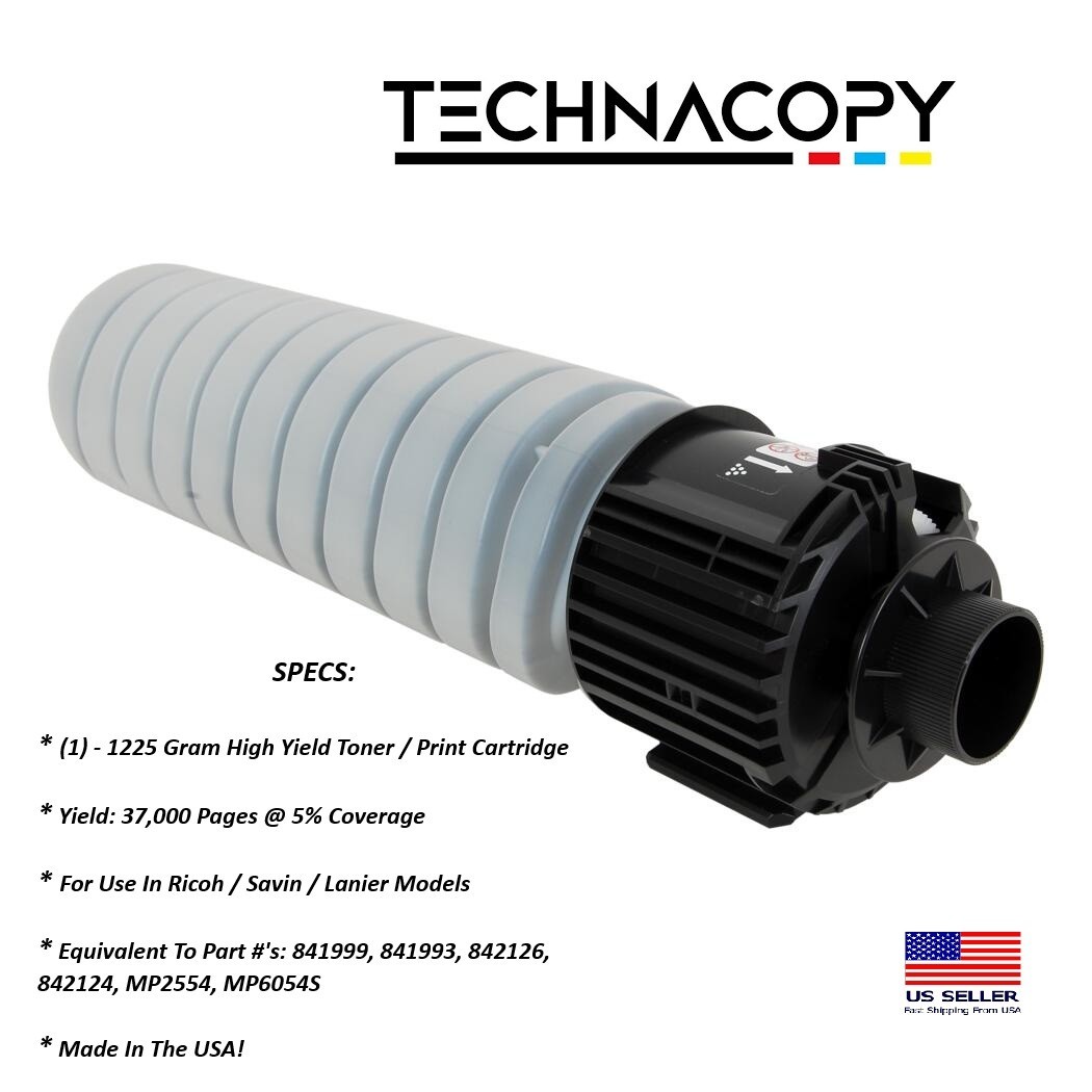 RICOH SAVIN LANIER 842126 841999 TONER MP4054 MP5054 MP6054 M4055 MP5055 MP6055