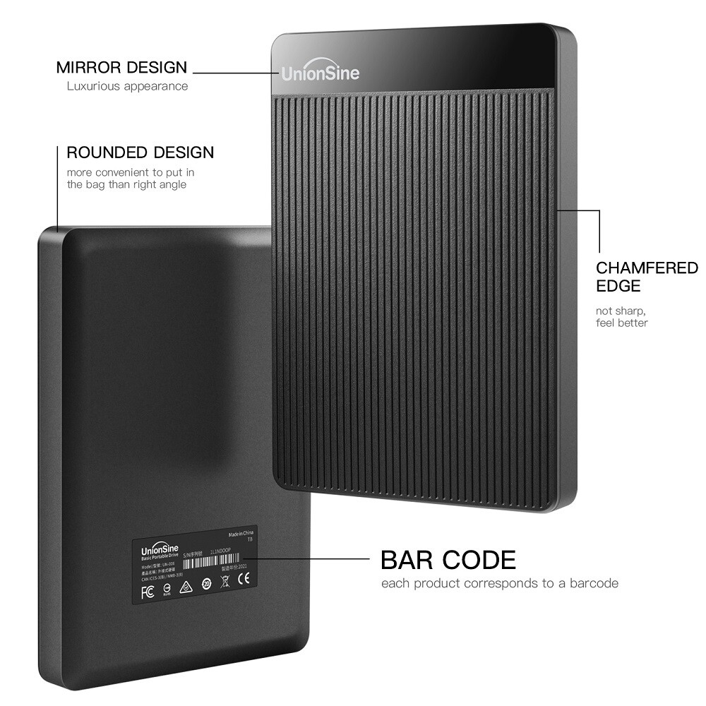EXTERNAL HARD DRIVE Xbox PS4 PS5 1TB 2TB USB 3.0 PC Laptop Extended Gaming HDD