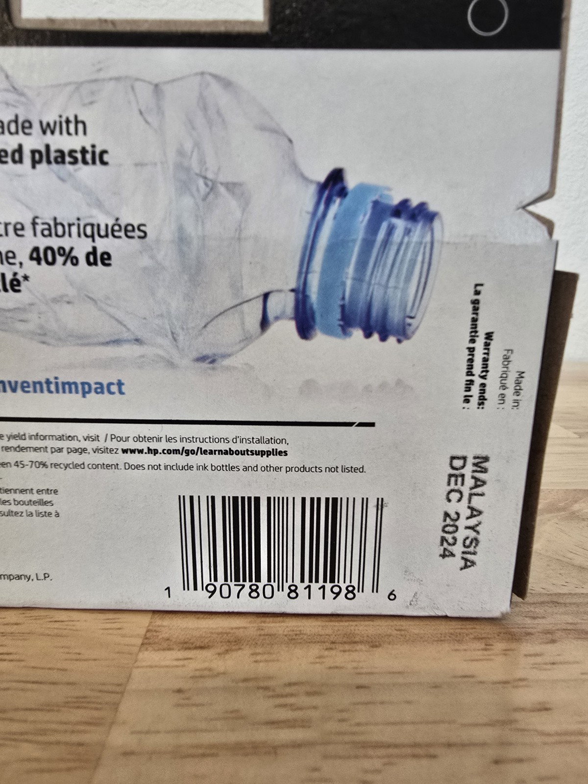 HP 64 Genuine: Black Ink Cartridge N9J90AN EXP. 12/2024 Brand New Sealed