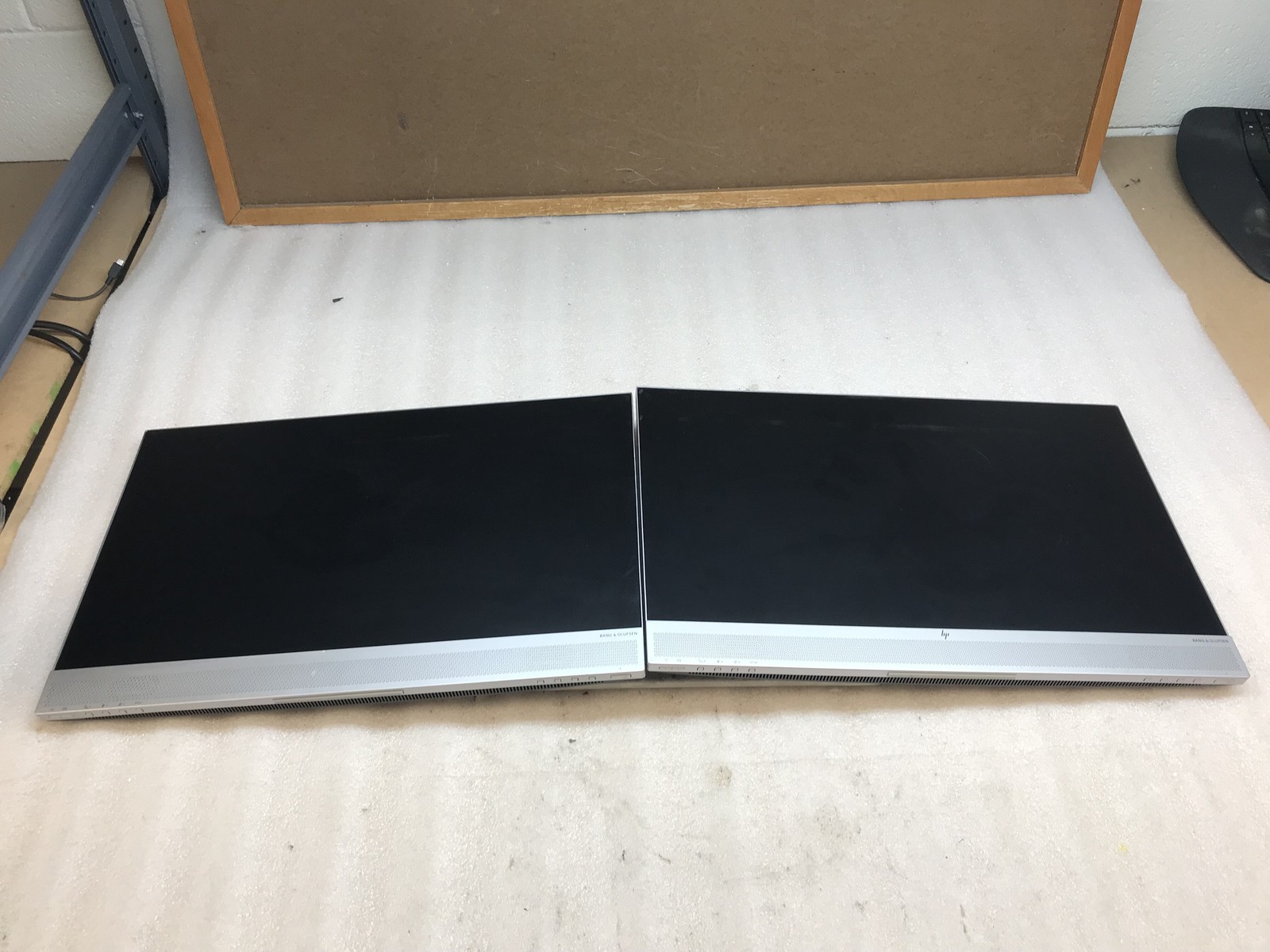 2X HP EliteDisplay E243M 23.8″ 1080P 60Hz HDMI IPS LED Monitor NO STAND
