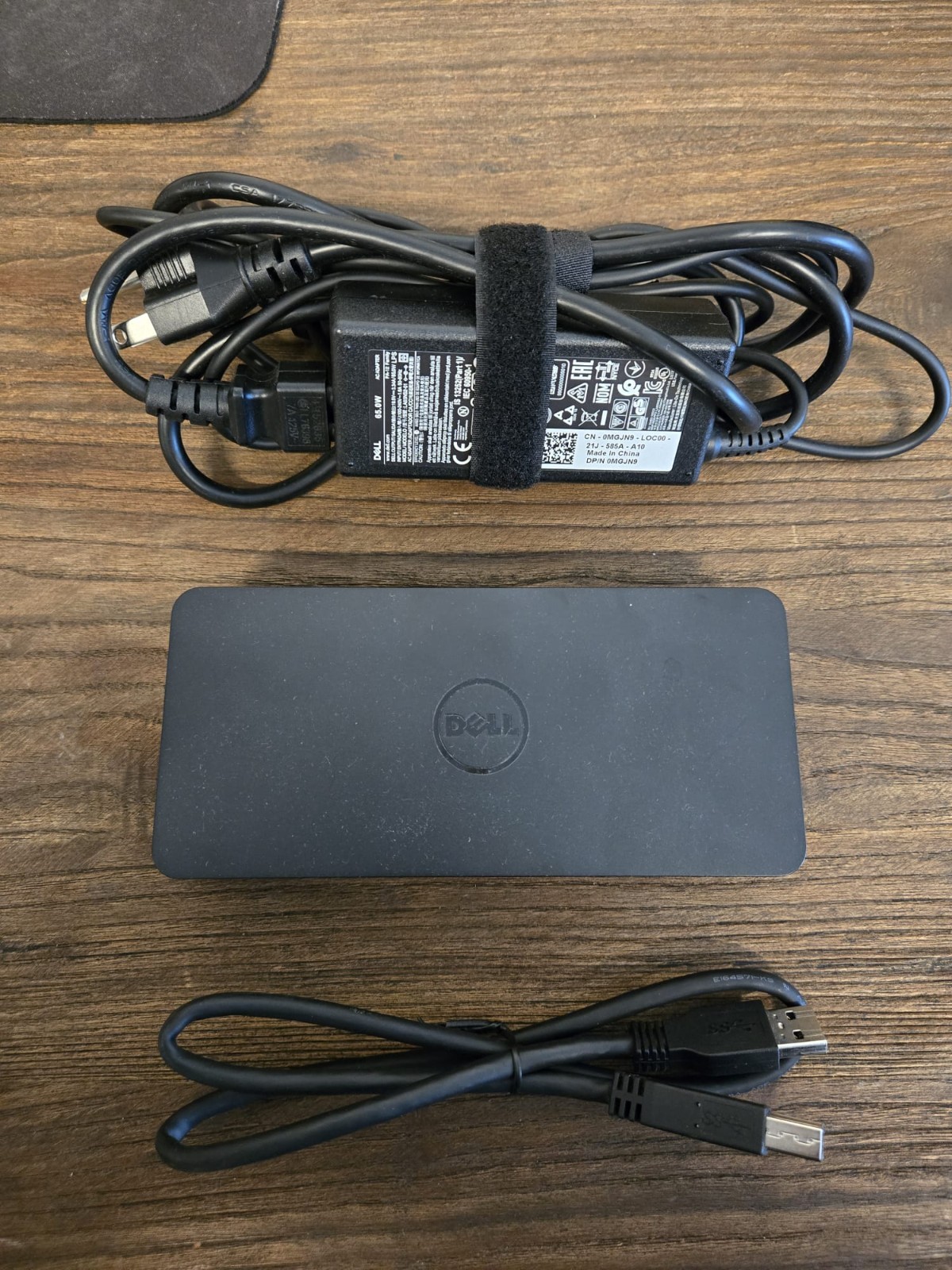Dell D3100 USB 3.0 UHD Docking Station 4K DisplayLink with 65W AC Adapter