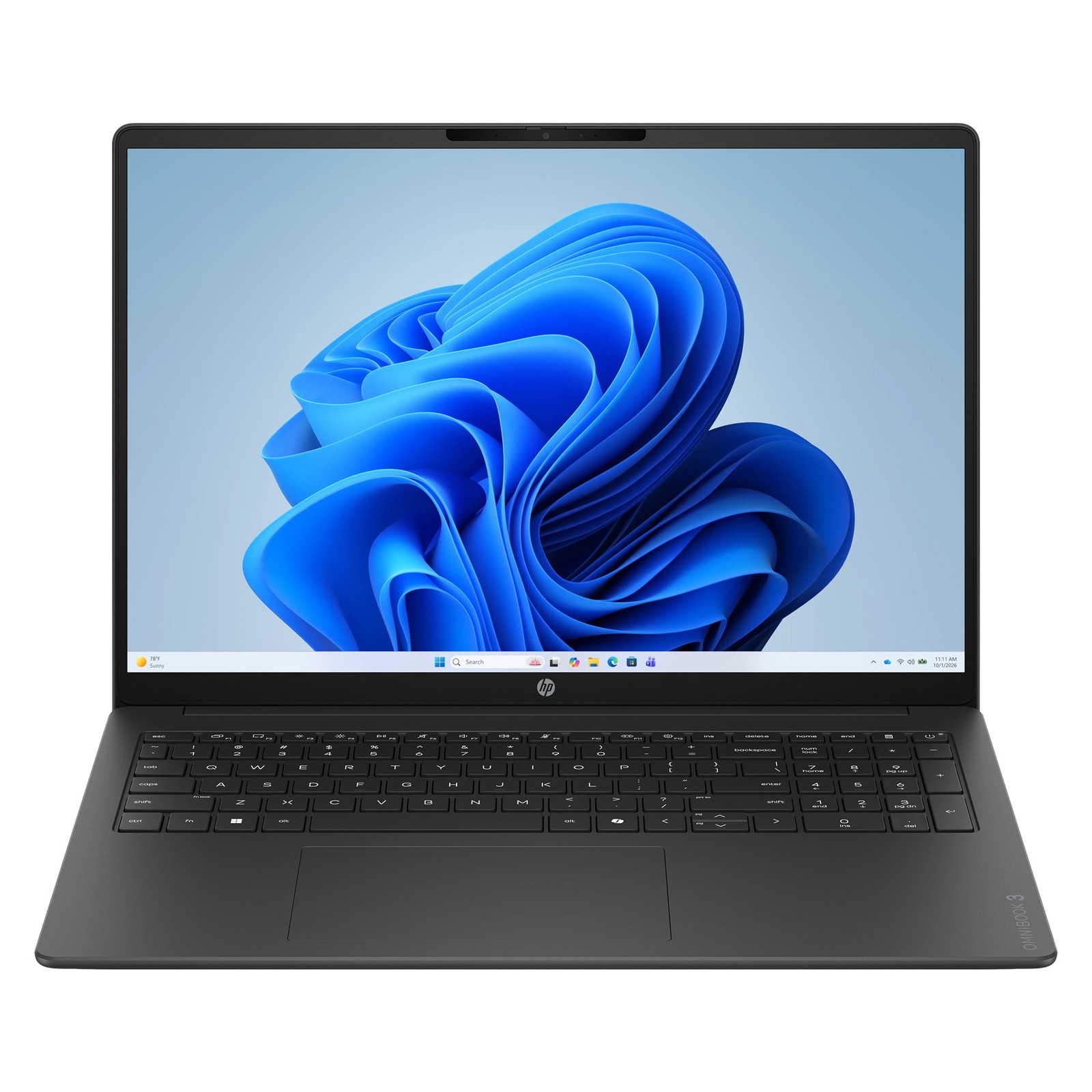 HP OmniBook 3 Laptop, 16 Inch 2K IPS Display, Intel Core N355 Processor, 8GB