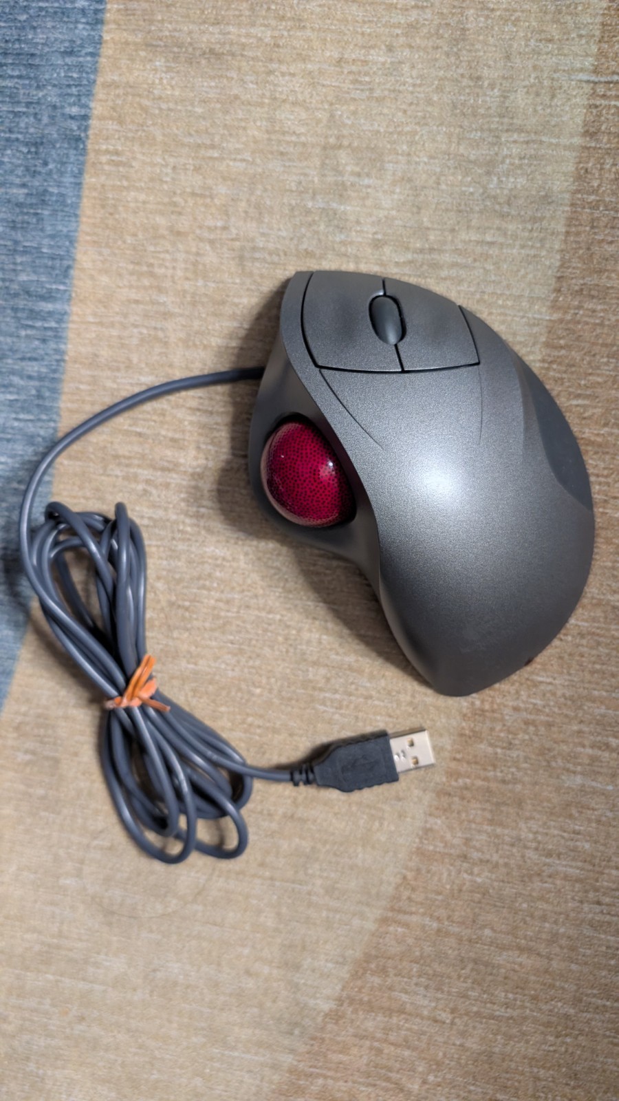 Logitech Trackman Wheel T-BB18 Trackball Marble Optical Mouse Tested