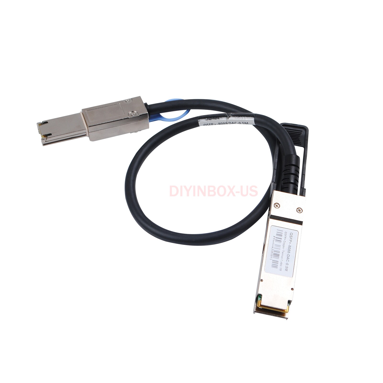 0.5 Meters External SAS Cable QSFP SFF-8436 to SFF-8088 For NetApp DS4243 DS4246