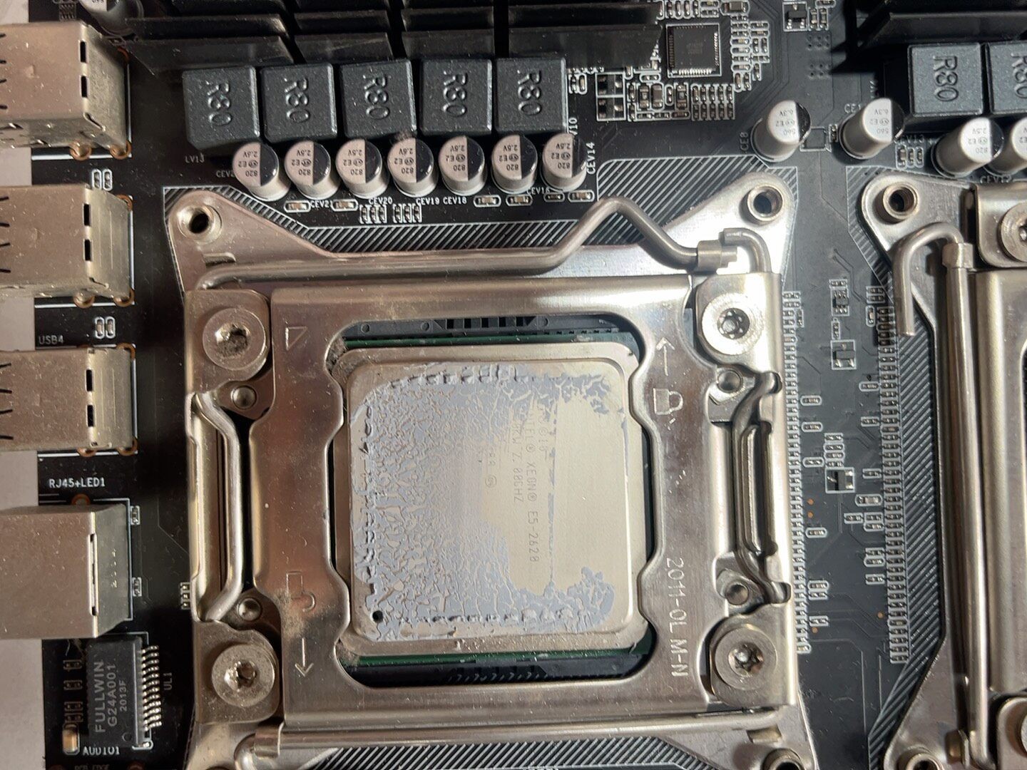 MATX dual socket LGA2011 X79 motherboard Intel chipset C602 Xeon E5 2600 v1 v2