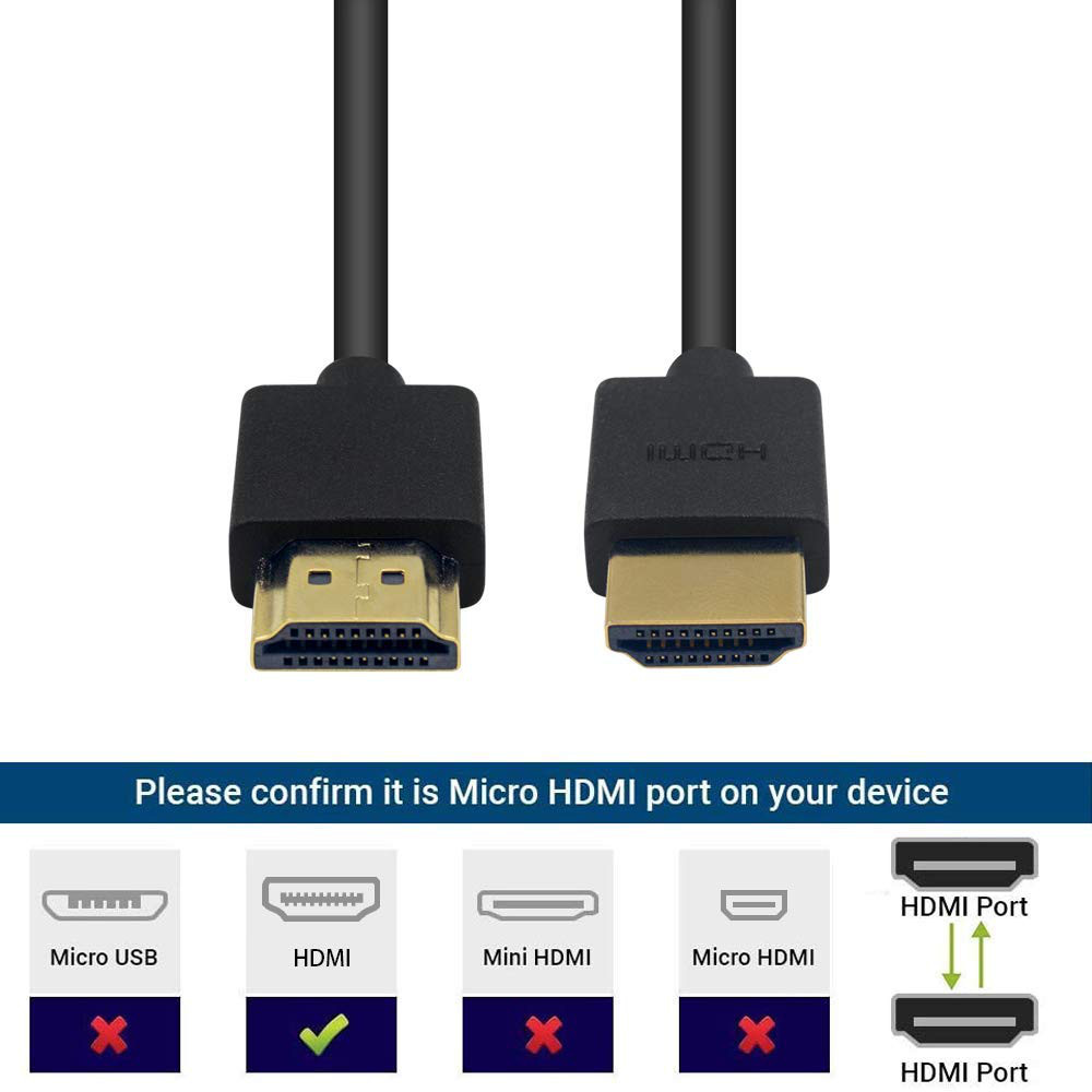 3FT HIGH SPEED HDMI CABLE with ETHERNET 4K for HD PC LAPTOP BLURAY PS3/4/5 XBOX