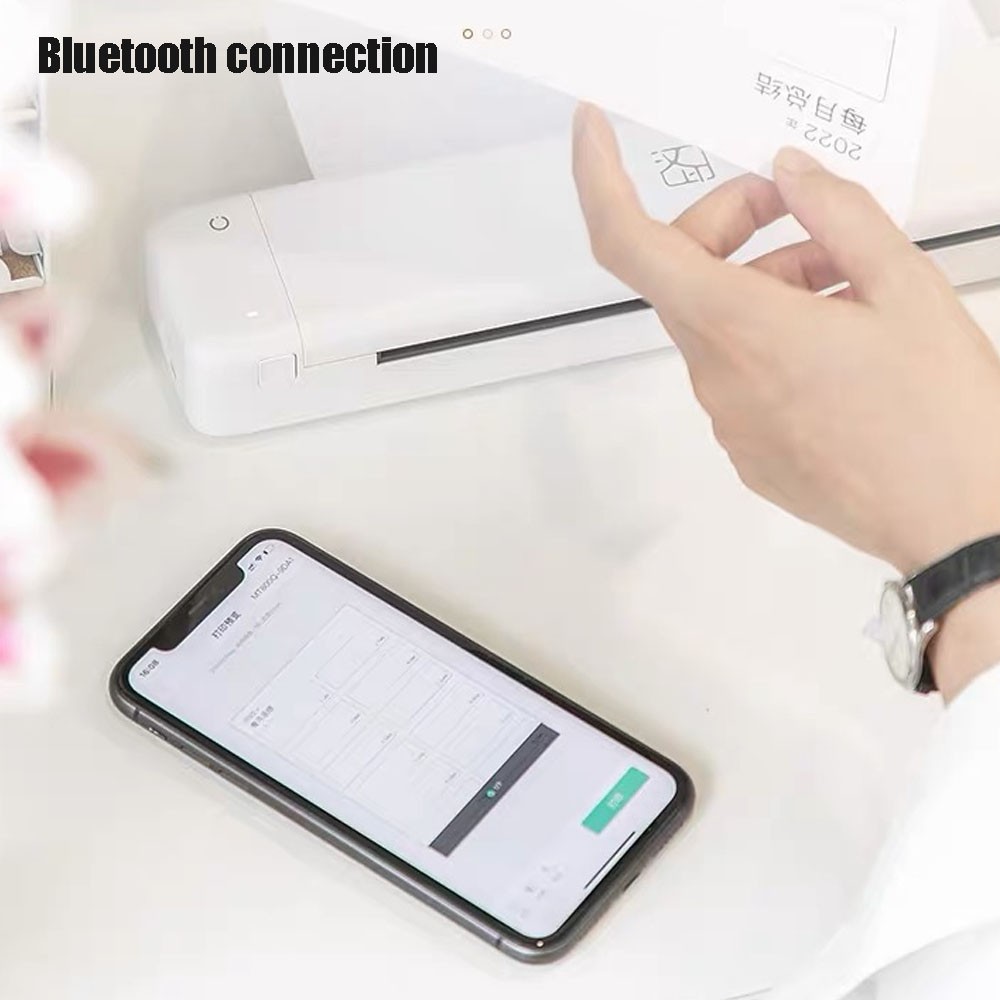 HPRT Portable Wireless A4 Mobile Thermal Printer Bluetooth Small for iOS Laptop