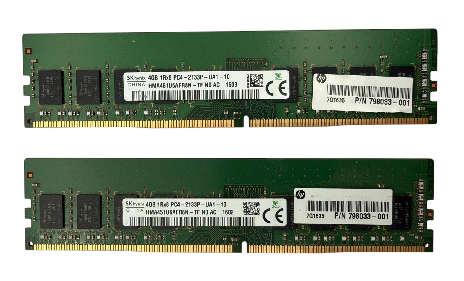 SK Hynix 8GB (2x4GB) PC4-17000 DDR4-2133P Desktop Memory HMA451U6AFR8N-TF