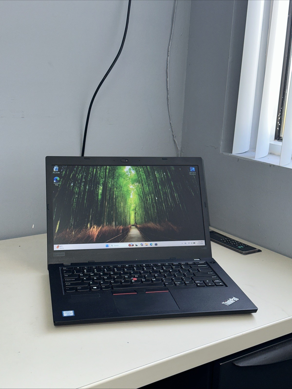 Lenovo Thinkpad L480 14” i5-8350U 1.70GHz 8GB RAM 256GB SSD W11 Pro