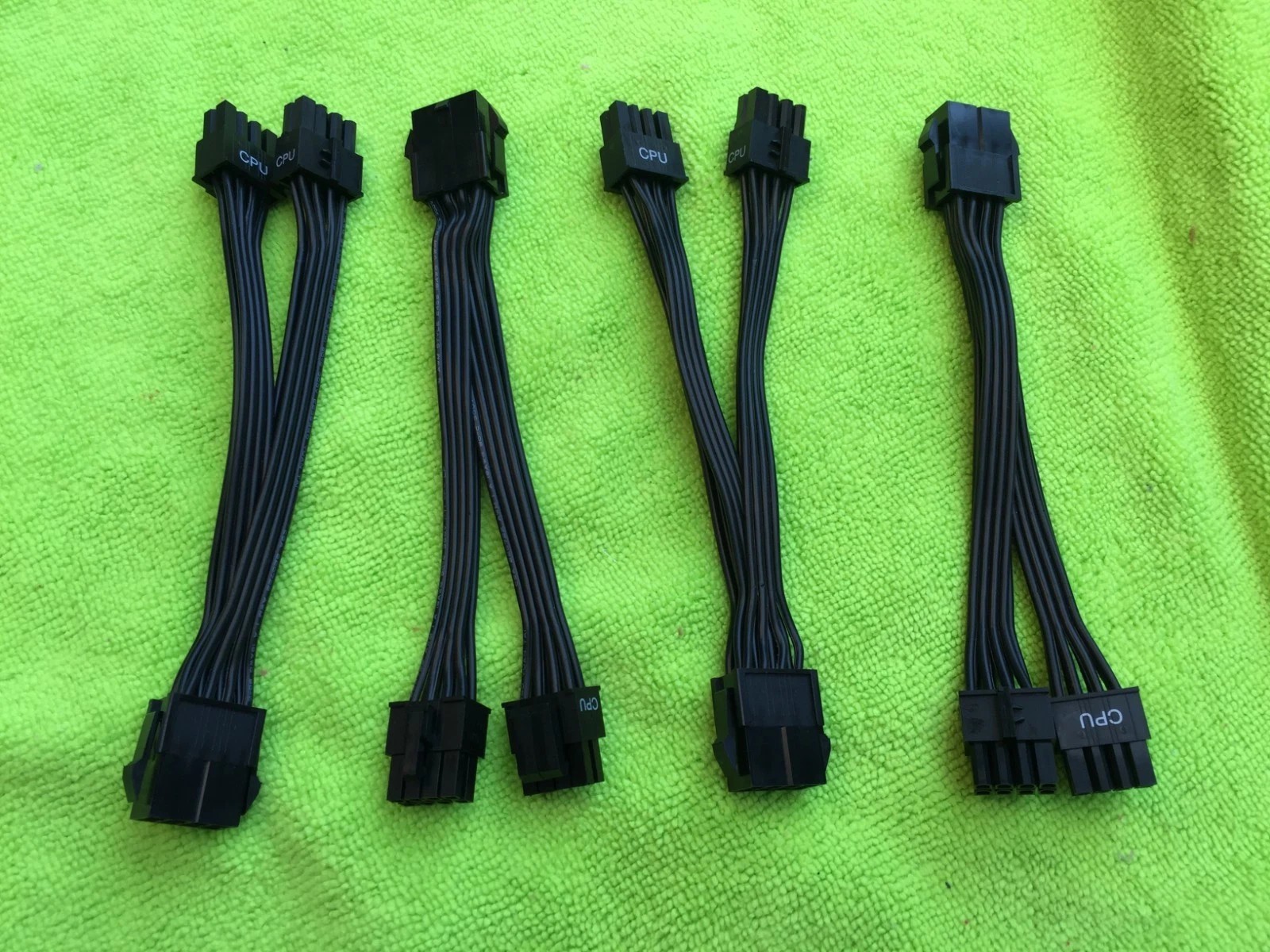 SEASONIC 8 PIN FEMALE TO dual 8 pin CPU Adapter Power Supply Cable ,ORIGINAL