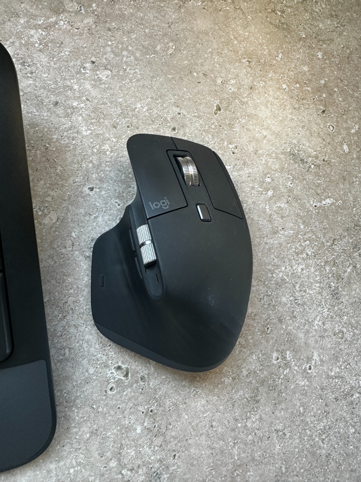 Logitech K650 Wireless Keyboard + MX Master 3S Mouse Combo Bundle Graphite Used