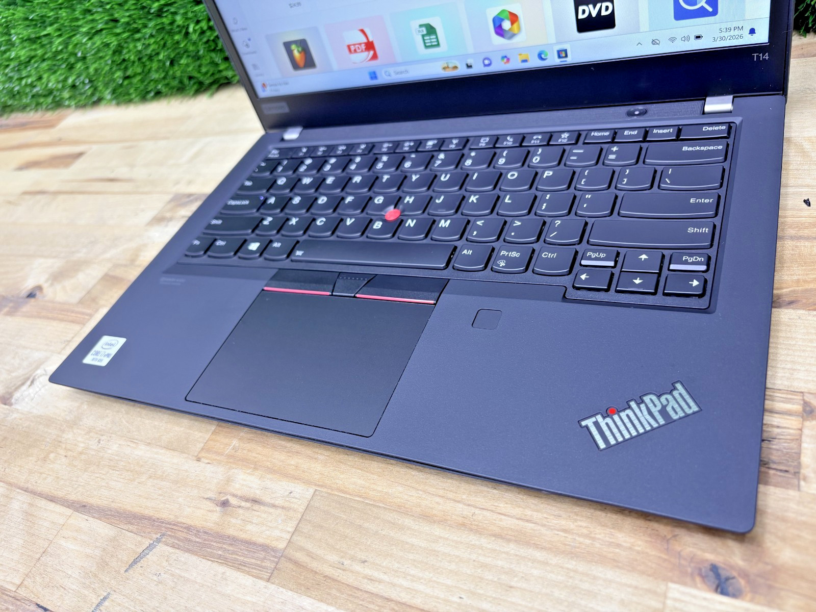Lenovo ThinkPad T14 Gen 1 Intel i7-10th 1.80GHz 32GB RAM 512GB SSD Win 11 Pro*