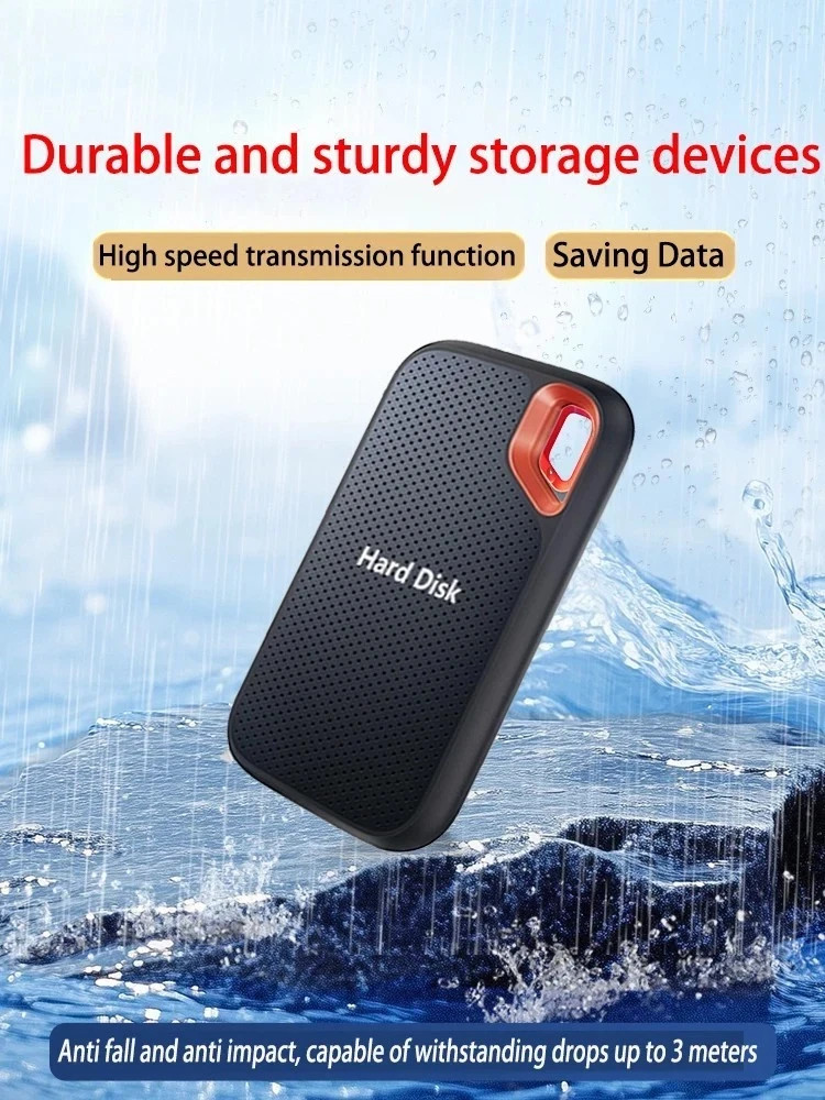 external hard drive 4tb High Speed Capacity Solid State Usb3.2 Laptop Mac And PC