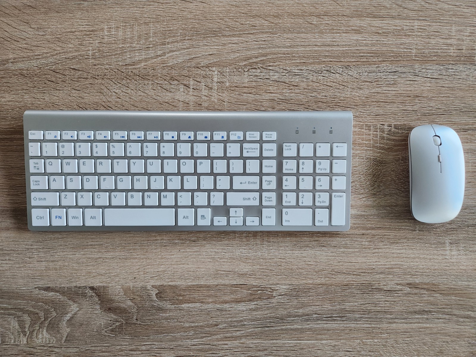 TopMate Wireless Keyboard and Mouse Ultra Slim Combo – Silent