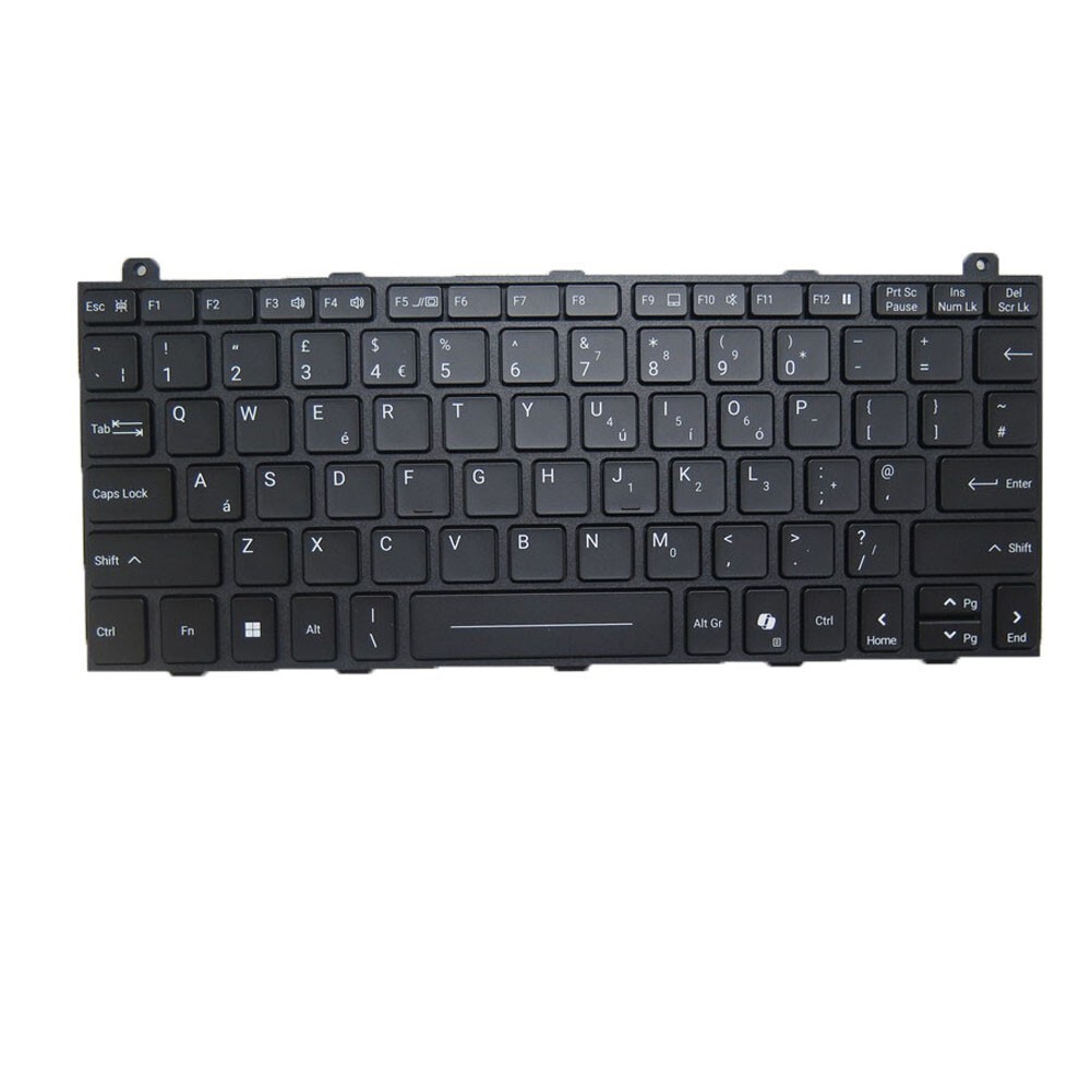 Backlit UK Keyboard For Getac K120 G3 United Kingdom UK With Black Frame New