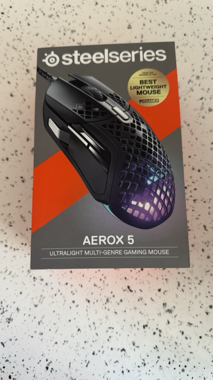 SteelSeries Aerox 5 Gaming Mouse Ultra Lightweight 9 Programmable Buttons Black