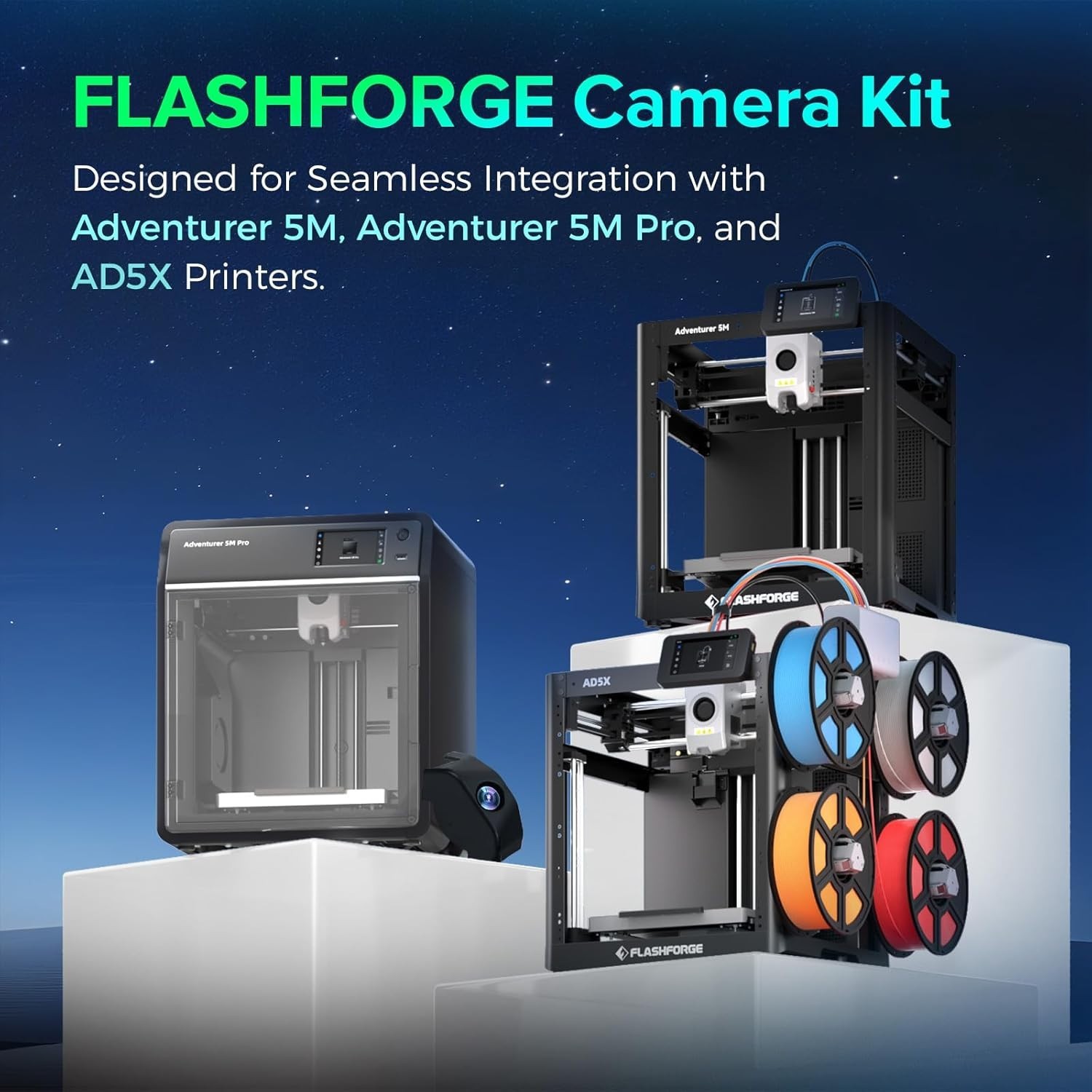 Adventurer 3D Printer Camera Kit – Control Your Printer Anytime with Flash Maker
