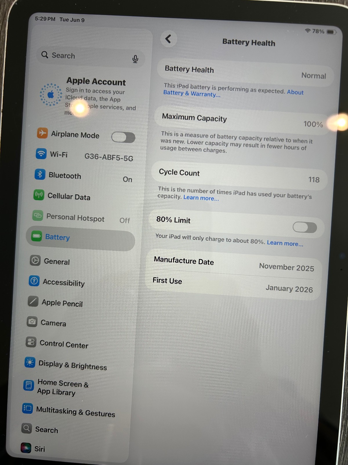 Apple iPad (11th generation) A3355 128 GB, Wi-Fi + 5G, 11 in – Silver