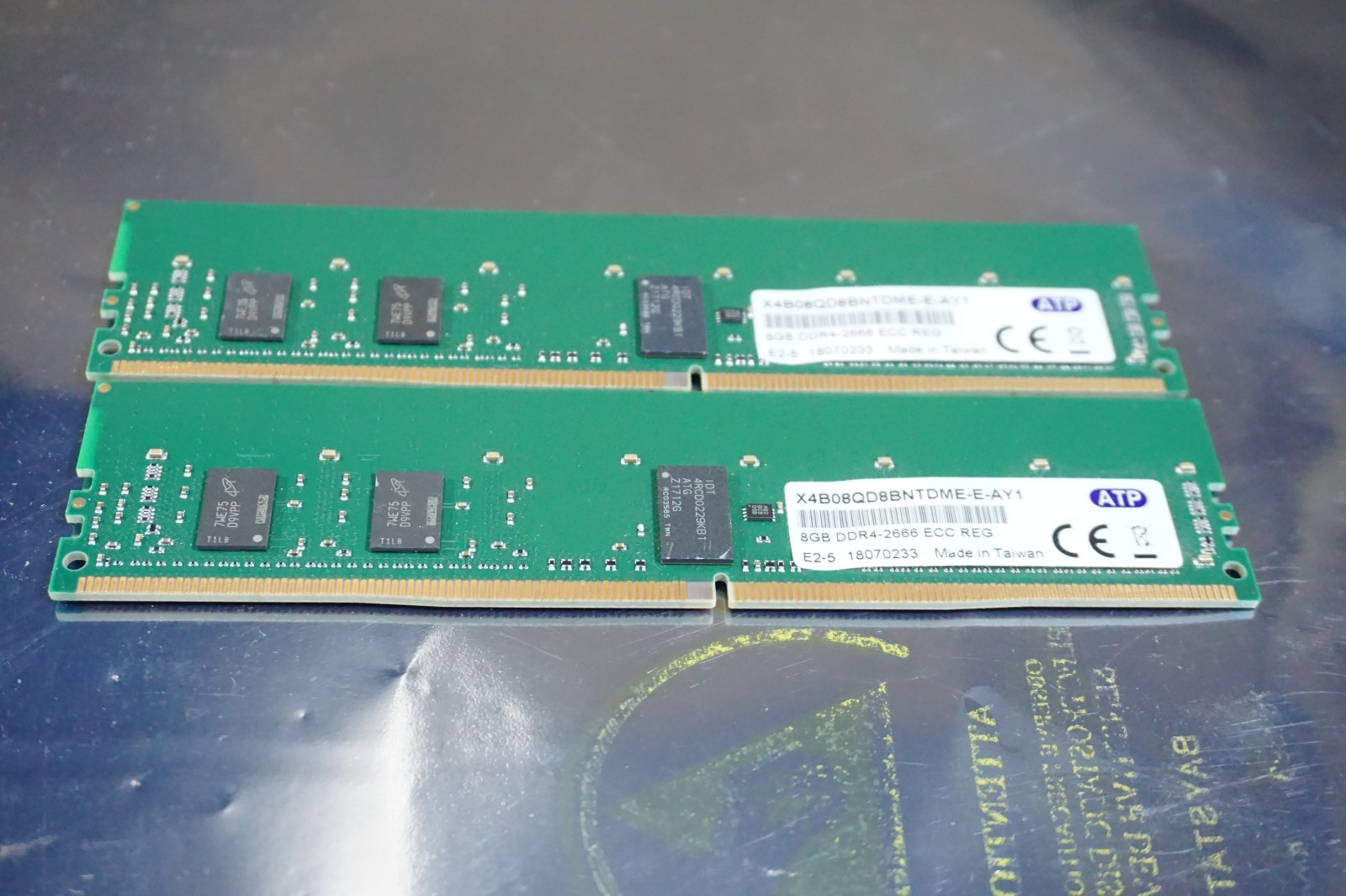 ATP 8GB DDR4-2666 PC4-21300 ECC Registered RDIMM Server Memory X4B08QDB8NTDME-E-