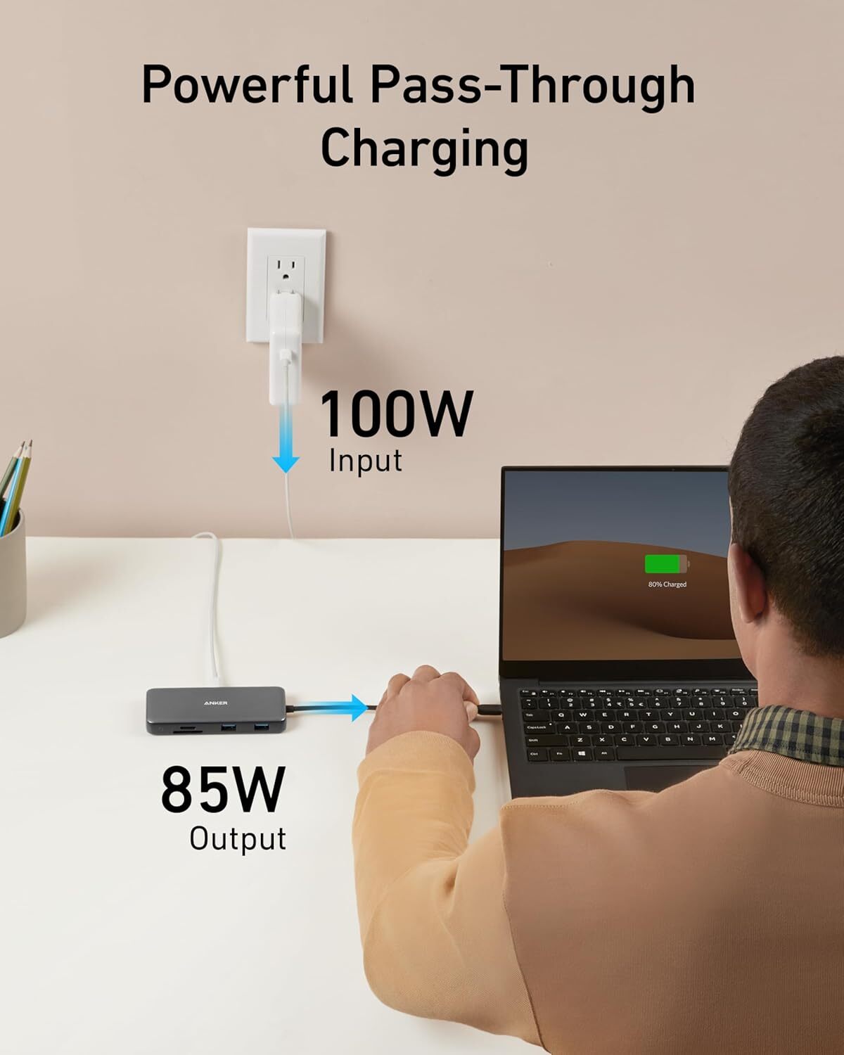 Anker PowerExpand 11-in-1 Docking Station USB C Hub 100W PD Adapter |Refurbished