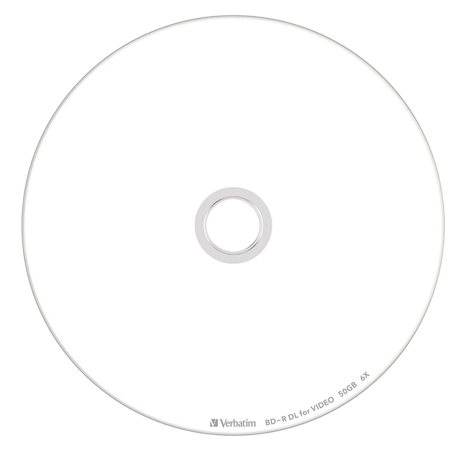 Verbatim Blank Blu-ray BD-R VBR130RP100SV4 25GB 1-6x New