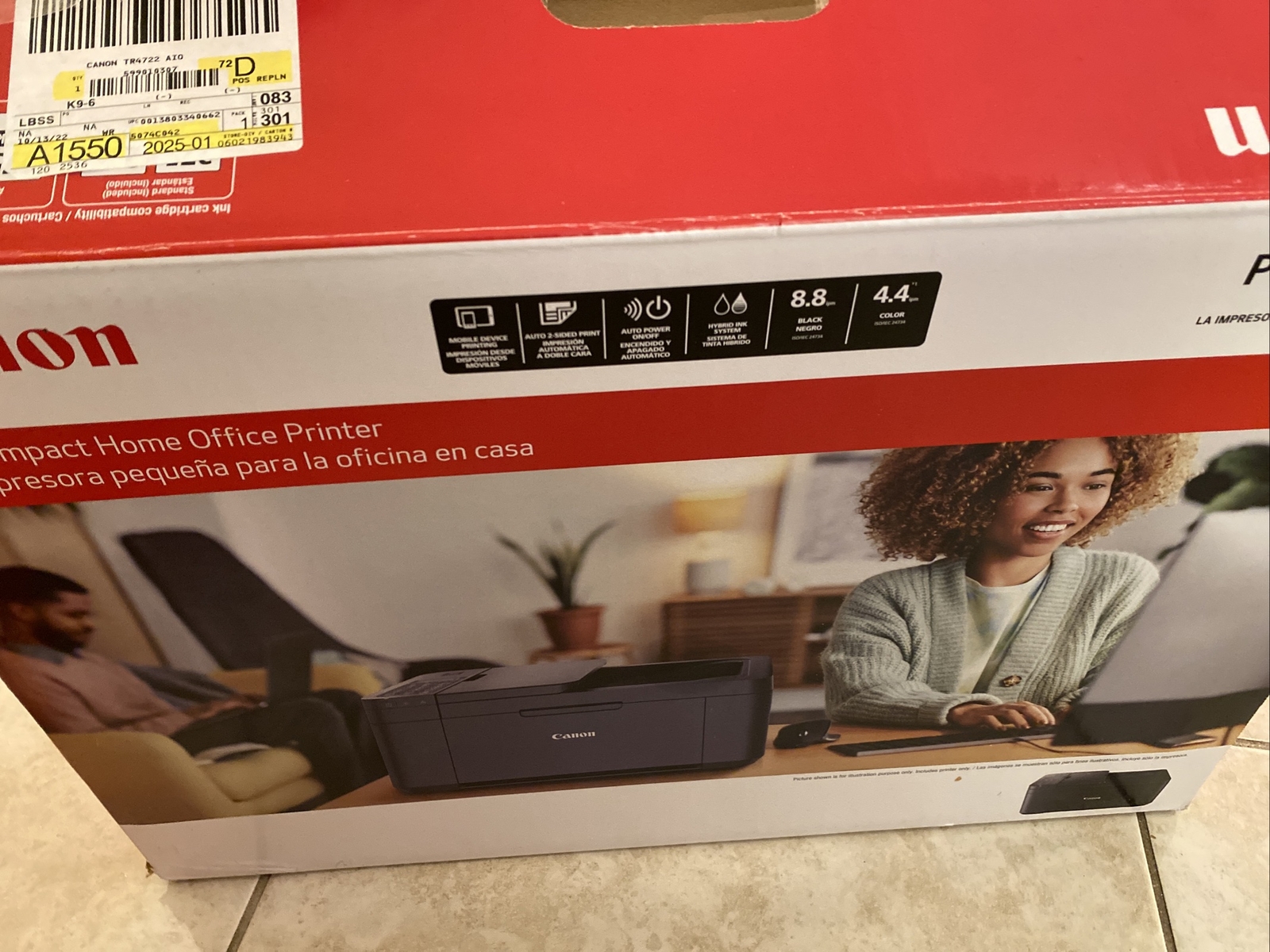 NEW Canon PIXMA TR4722 (4520) Color Printer -Wireless-All-In-One Scan Copy-FAX