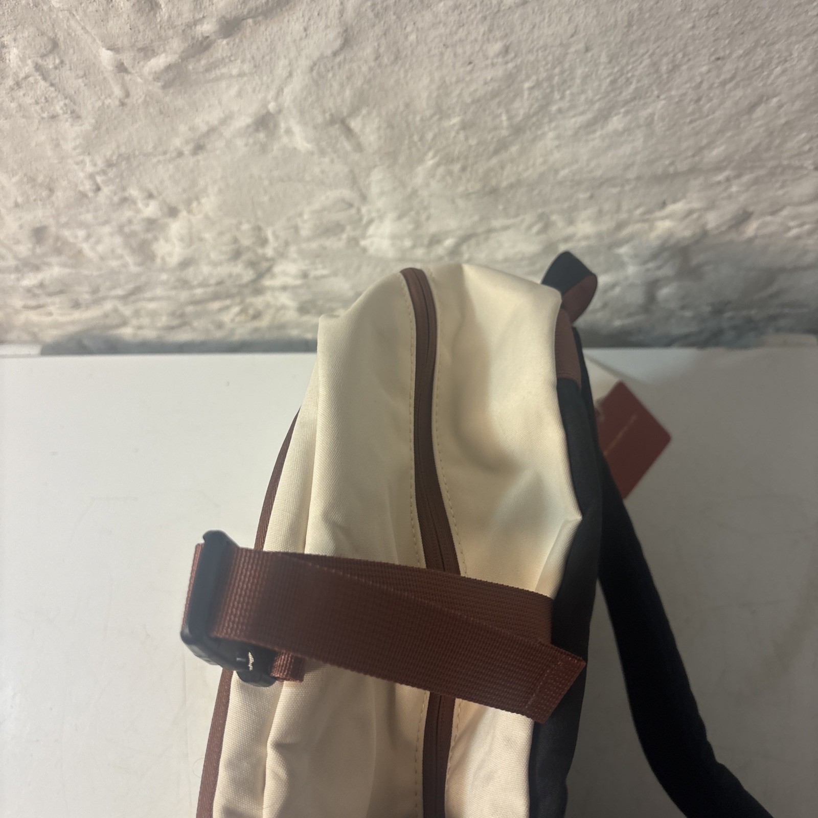 LOVEVOOK 4400 Laptop Backpack for Women, 17.3 Inch Business College Beige Black