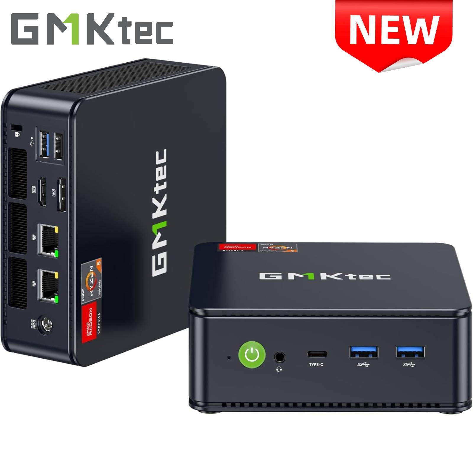 GMKtec M6 Ultra Mini PC Gaming Ryzen 7640HS Up to 5.0GHz 16GB RAM 512GB SSD NEW